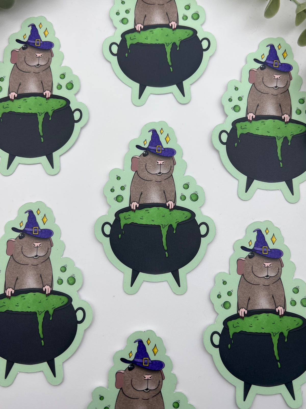 Cauldron Rat Vinyl Sticker
