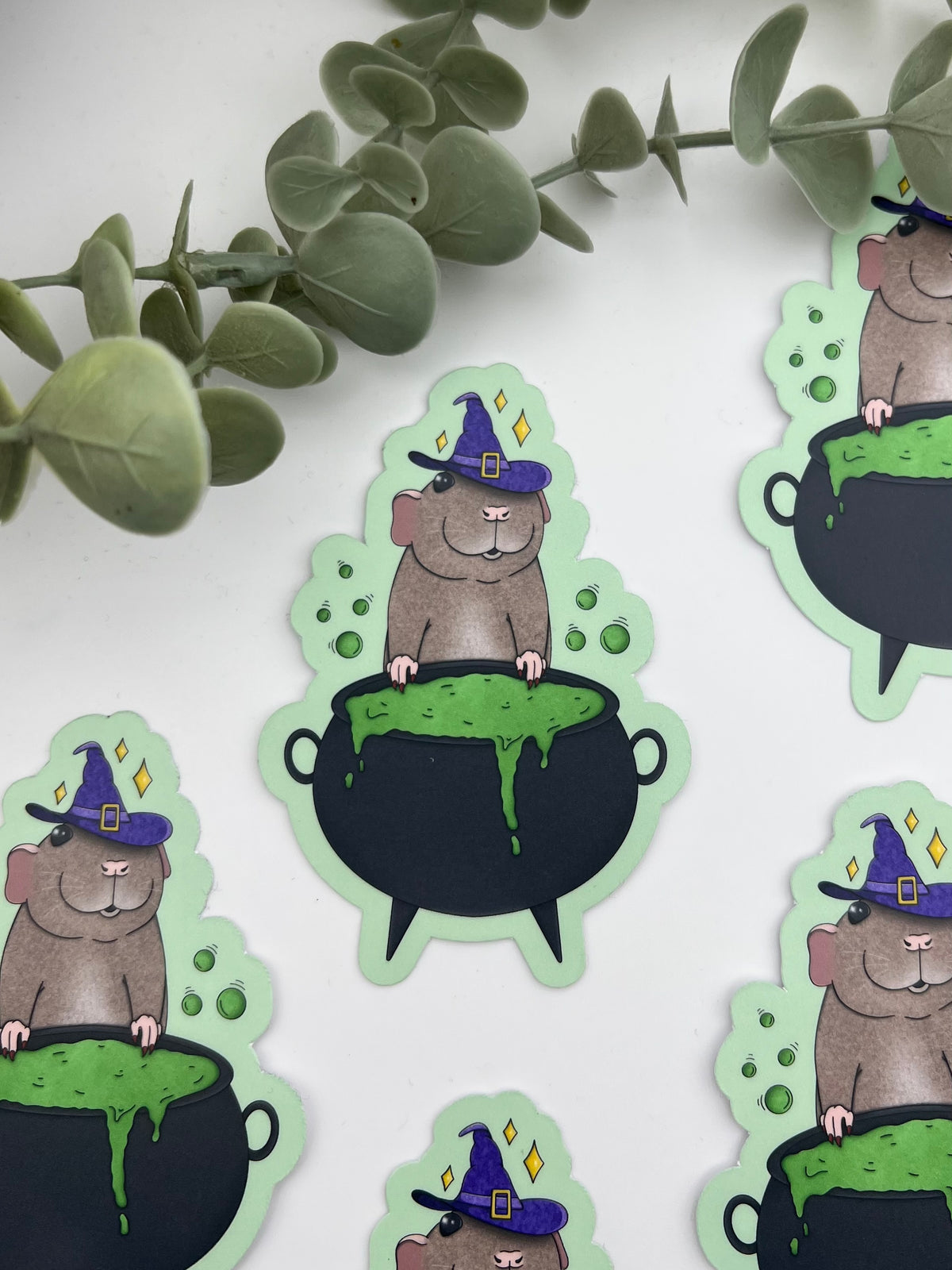 Cauldron Rat Vinyl Sticker
