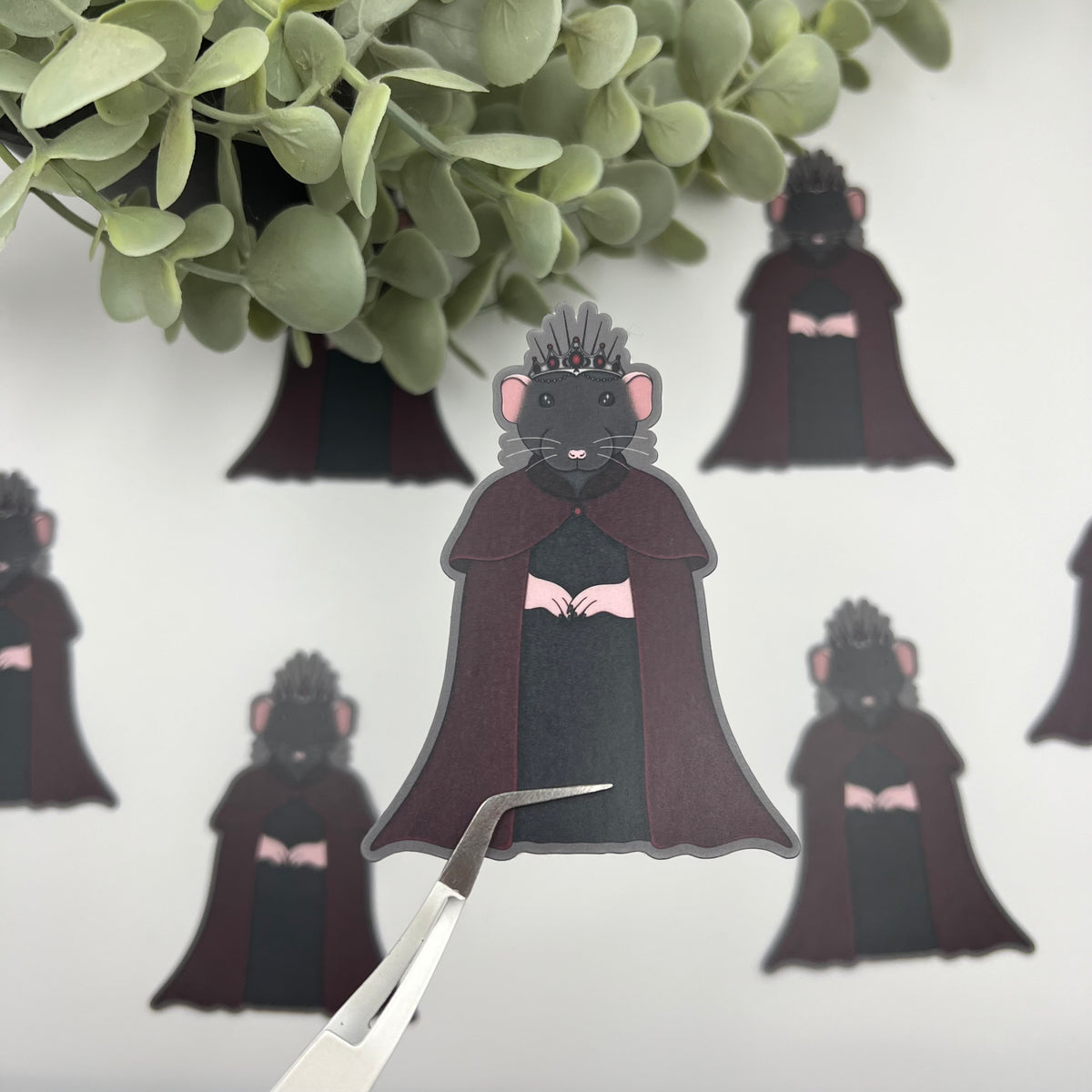 Queen Rat Vinyl Sticker