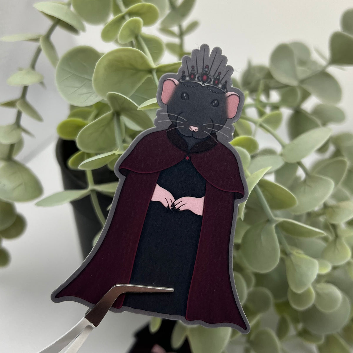 Queen Rat Vinyl Sticker