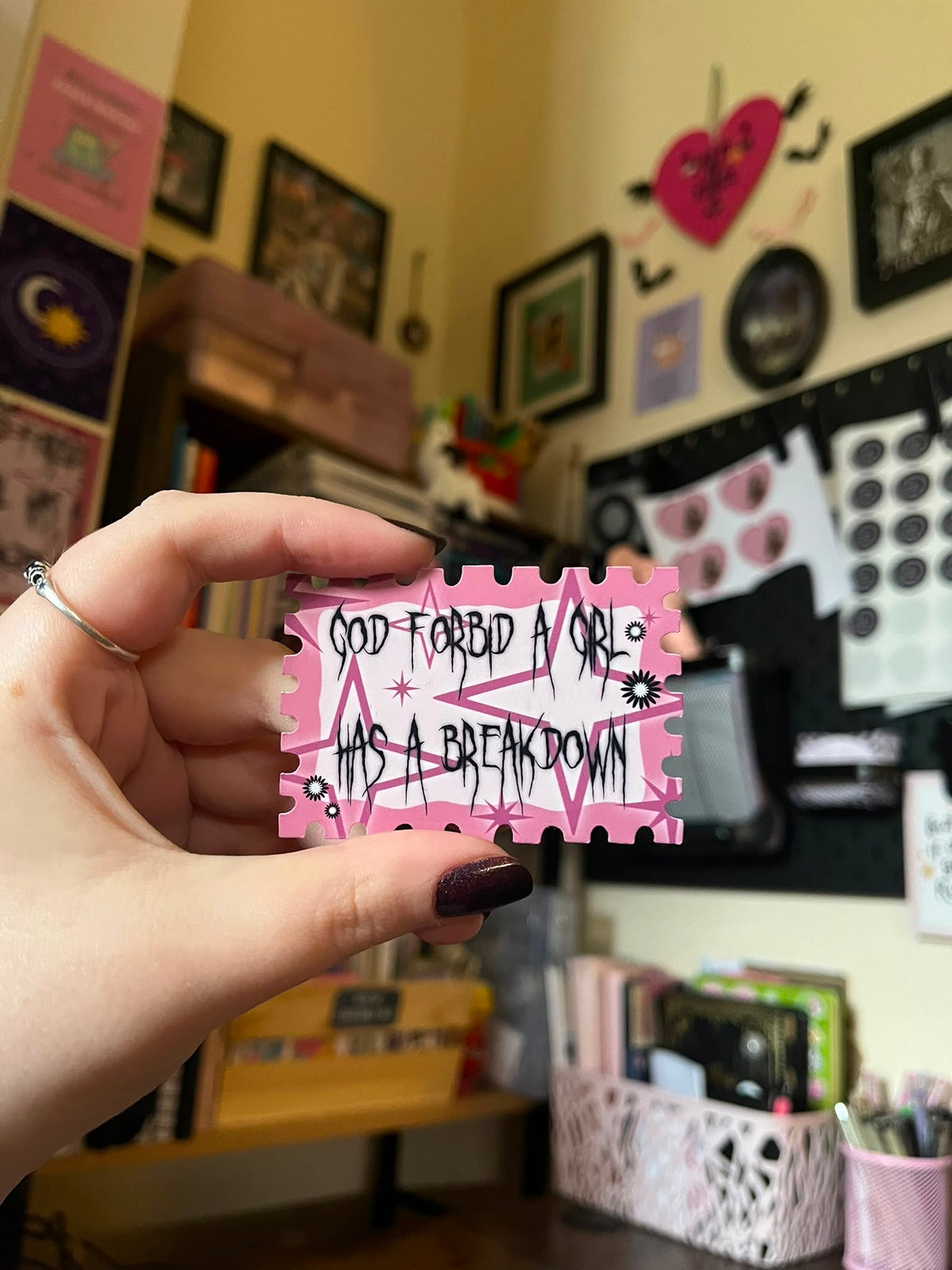 God Forbid A Girl Has A Breakdown Sticker