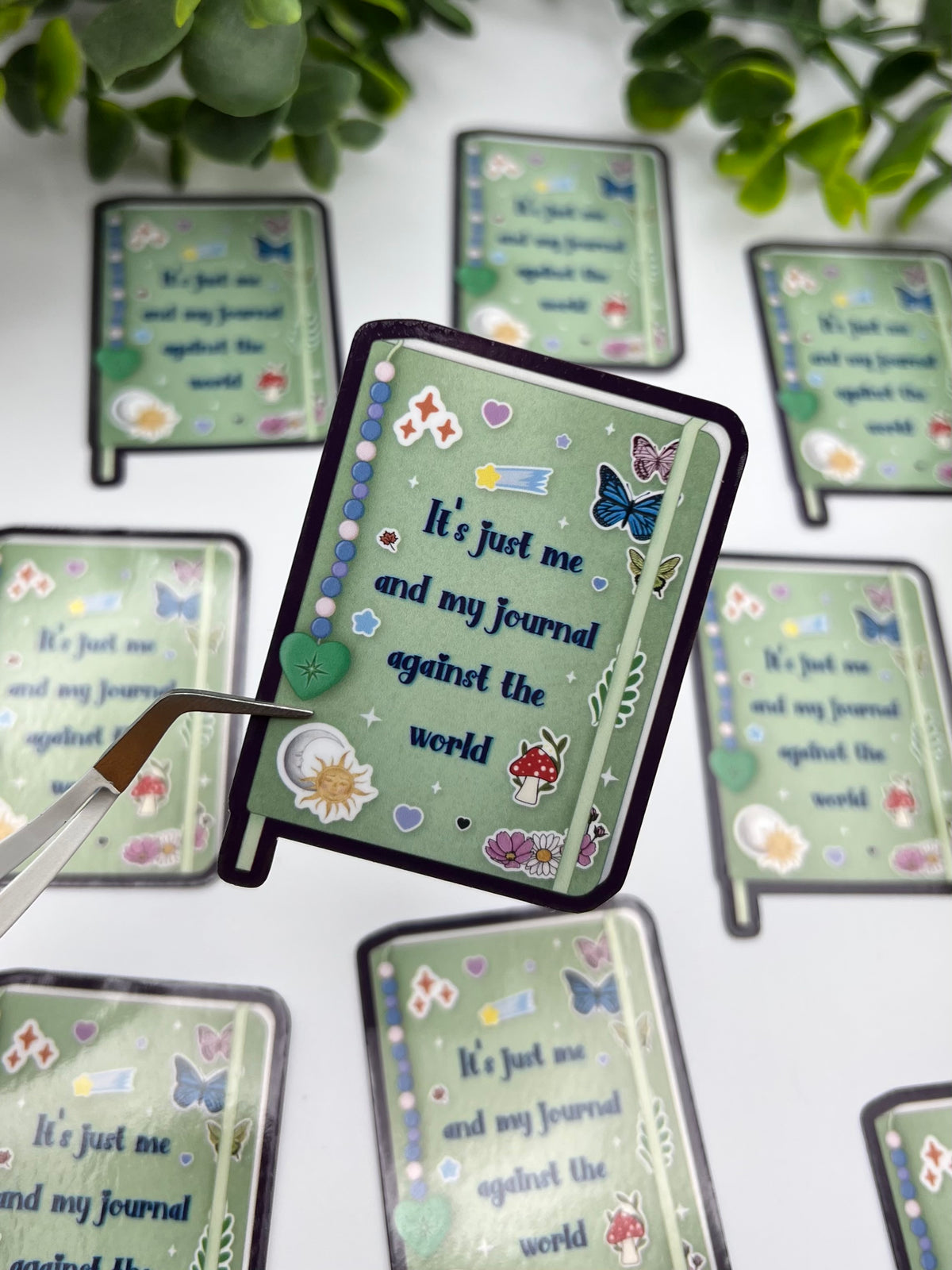It’s Just Me And My Journal Against The World Sticker