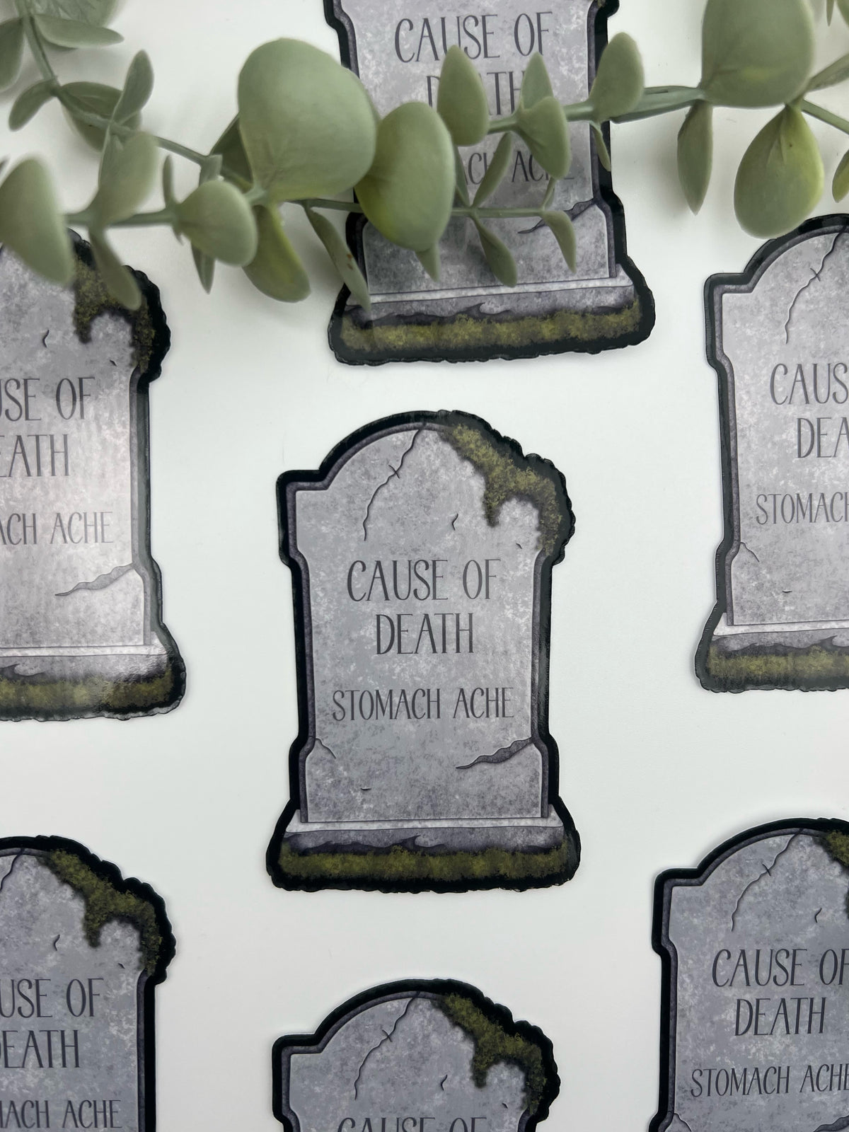 Cause of Death Vinyl Sticker