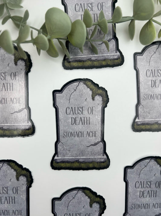 Cause of Death Vinyl Sticker