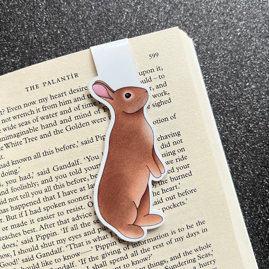Ginger Bunny Magnetic Bookmark